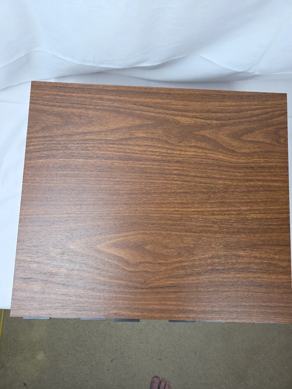 90 Cd's...Vintage 3-Drawer Woodgrain Media Organizer in Brown..